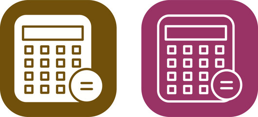 Business Calculator Vector Icon