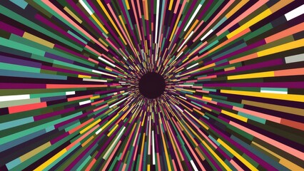 Colorful Abstract Striped Background Illustration