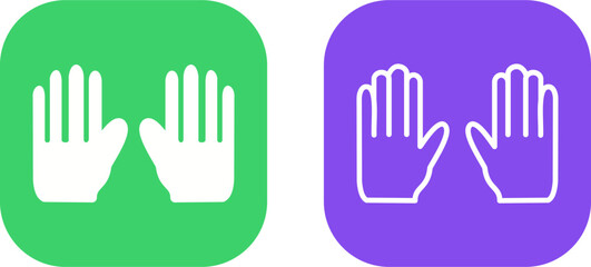 Gardening Gloves Vector Icon