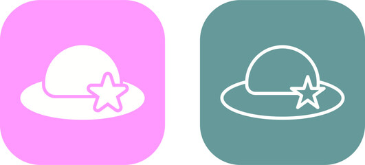 Womens Hat Vector Icon