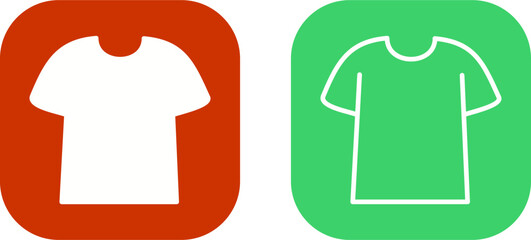 Plain T Shirt Vector Icon