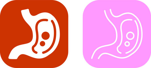 Obraz premium Stomach Vector Icon
