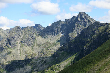 Summer Tatra Mountains, Poland, Zakopane, beautiful landscape from Kasprowy Wierch