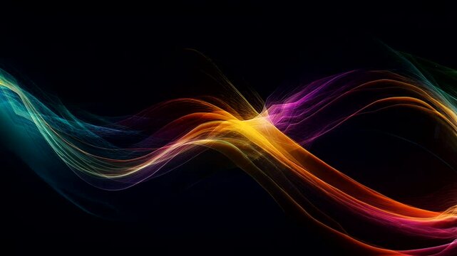 Flow data energy abstrak.slow motion efect.4K
