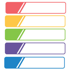 Obraz premium Infographic List 4 Steps and Process Element 