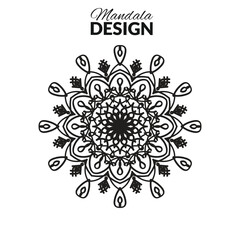 Modern and creative mandala design. luxury template