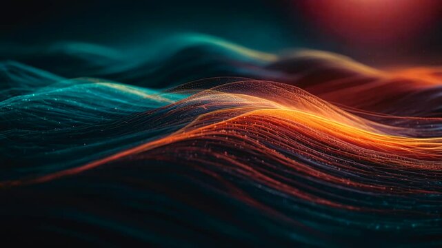 Flow data energy abstrak.slow motion efect.4K