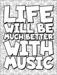 Motivational Quote Coloring Page for Adults. Inspirational Quote Coloring Page. Positive Vibes Coloring Page.