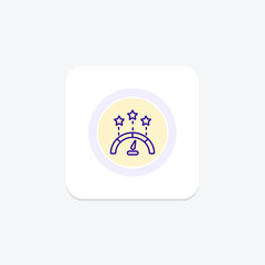 Performance Excellence icon, excellence, recognition, achievement, award, editable vector, pixel perfect, illustrator ai file