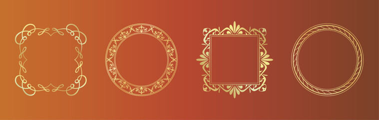 アンティークフレームセット