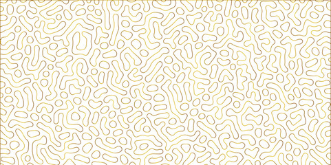 Abstract seamless turing pattern minimal organic geometric white background. golden stock line abstract pattern Transparent monochrome striped texture, seamless pattern, modern stylish texture.