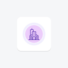 Urban Architecture line icon , vector, pixel perfect, illustrator file