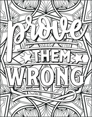 Motivational Quote Coloring Page for Adults. Inspirational Quote Coloring Page. Positive Vibes Coloring Page.