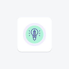 Inspiration icon, inspire, motivation, inspiration icon, inspiration illustration, editable vector, pixel perfect, illustrator ai file