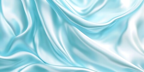 Obraz premium Blue silk fabric texture background