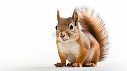 Fototapeta premium Cute Squirrel Posing for the Camera