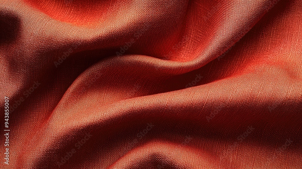Poster Close-up of a textured fabric in a solid color, providing a simple yet elegant background for various applications.
