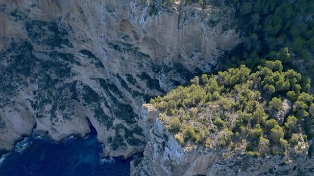 Ses Torretes, islotes en la isla de Ibiza.