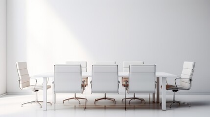 White Modern Meeting Room