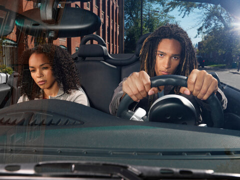Couple in Car