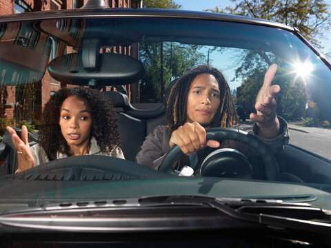 Couple in Car