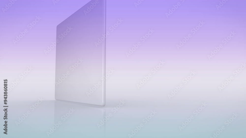 Poster gears and cogs rotating over tablet on gradient background