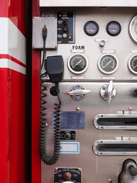 Gauges on Fire Truck