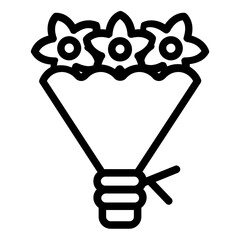 flower bouquet icon