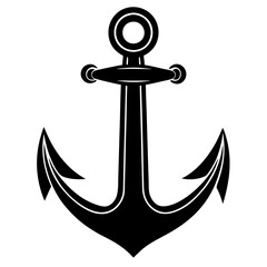 anchor isolated on white