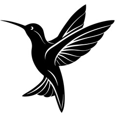 hummingbird and flower