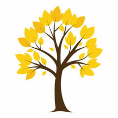 autumn tree vector