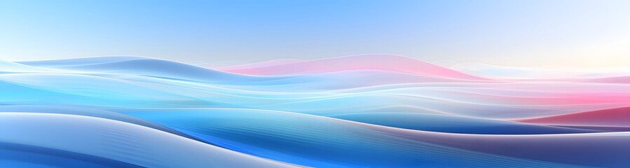Naklejka premium Smooth and Colorful Continuity Blurred Infinitesimals in a Tranquil Digital Landscape