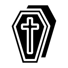 Obraz premium coffin icon