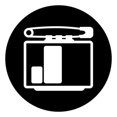 Wear Your Dosimeter Symbol Sign, Vector Illustration, Isolated On White Background Label. EPS10