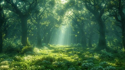 Fototapeta premium Enchanted Forest Path