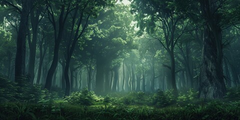 Obraz premium Mystical Forest Path