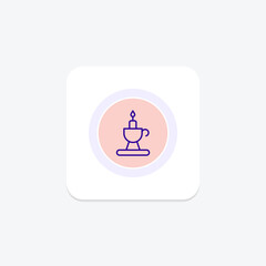 Traditional Lamp icon, lamp, light, decorative lamp, traditional lamp light source line icon, editable vector icon, pixel perfect, illustrator ai file