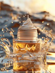 Cosmetic Skincare Product - Beauty Cream, Makeup, Facial Care and Treatment
