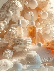 Cosmetic Skincare Product - Beauty Cream, Makeup, Facial Care and Treatment