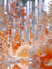 Cosmetic Skincare Product - Beauty Cream, Makeup, Facial Care and Treatment