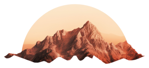 PNG Landscape panoramic mountain nature.