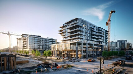 A photo of a commercial real estate development