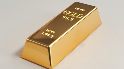 A Single Gold Bar with "Neue Gold 99.9 3.00.g" Inscribed