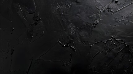 Dramatic Black Matte Unpainted Flat Abstract Textured Background