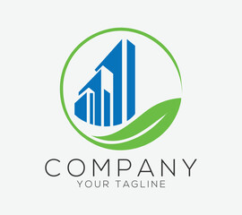 Real state logo  commercial use design & illustration vector art around.