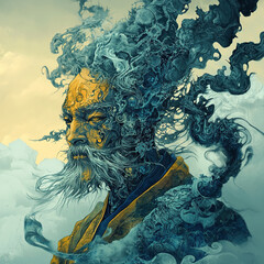 Japanese gods in imagination, Generative ai