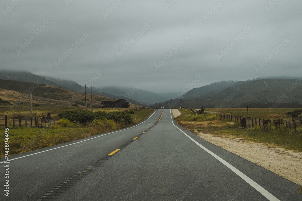 Wall mural Highway One California