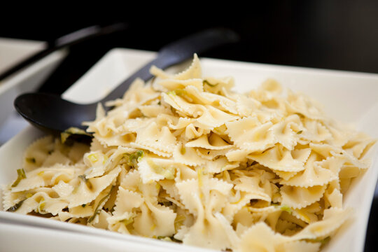 Dish of Bowtie Pasta
