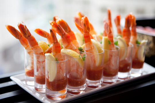 Tray of Shrimp, Toronto, Ontario, Canada