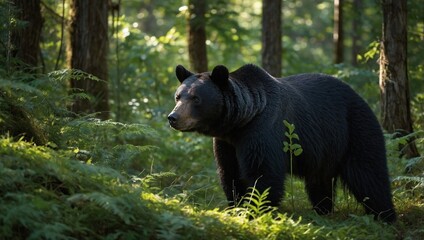 Fototapeta premium bear in the woods